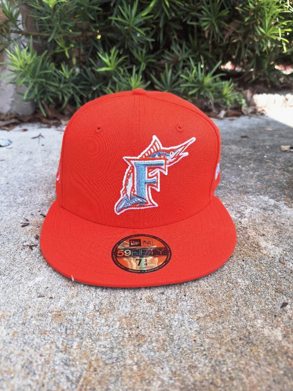 Florida Marlins MLB Throwback Cap Cooperstown 7 3/4 New Era 59FIFTY 25 yr